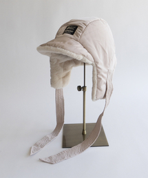 MEMINN（ミミン）の「サニーイヤーフラップバラクラバ（ベージュ）（ニットキャップ/ビーニー）」