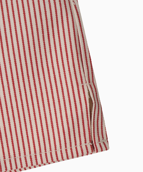 MENASOO（ミナス）の「Stripe Denim Short Pants_Red（その他パンツ・レディース・レッド・2/1）」の2枚目の写真