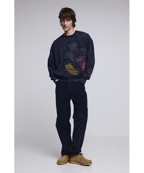 Desigual(デシグアル)の「ミッキーマウスタイダイ柄スウェット(スウェット・メンズ・ブルー・S/M/XL/L)」の6枚目の写真