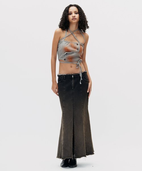 SETSETSET（セットセットセット）の「GRADATION MERMAID FIT DENIM SKIRT BLACK（スカート・レディース・その他・MEDIUM）」の3枚目の写真