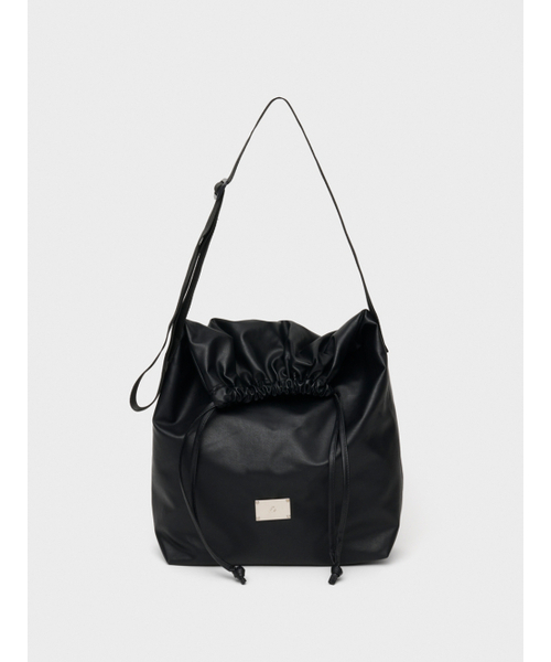 Salad bowls（サラダボール）の「LEATHER CITY CROSS BAG [BLACK]（メッセンジャーバッグ・レディース・ブラック・FREE）」の6枚目の写真