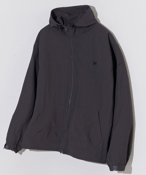 Cly Windbreaker Parka Jacket (CHARCOAL)