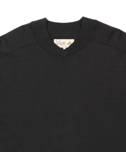 The DUFFER of ST.GEORGE(ザダファーオブセントジョージ)の「HEAT WARM V NECK KNIT:帯電防止・吸湿発熱機能 Vネックニット(ニット/セーター・メンズ・チャコールグレー/ブラック/ライトグレー・MEDIUM/LARGE/X-LARGE)」の18枚目の写真