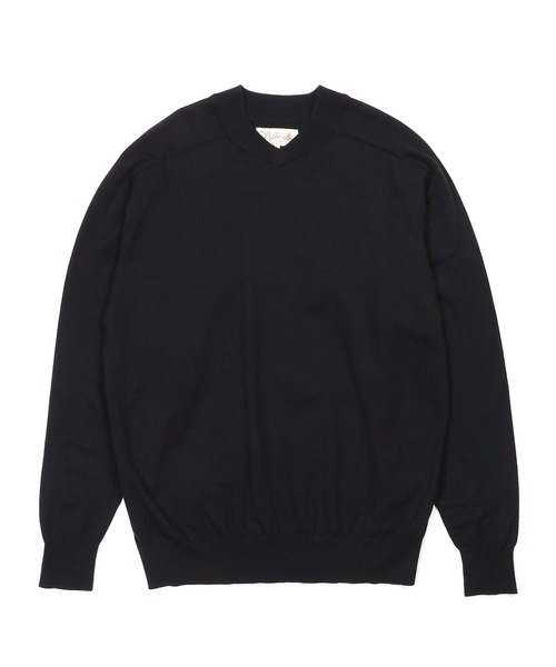 HEAT WARM V NECK KNIT：帯電防止・吸湿発熱機能 Vネックニット