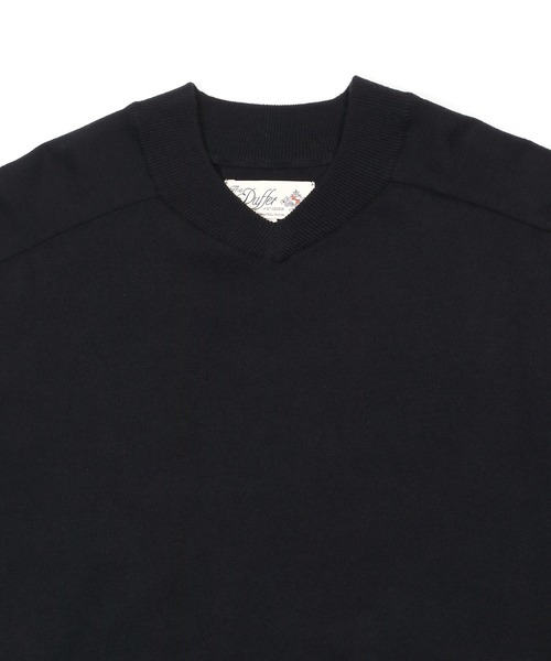 The DUFFER of ST.GEORGE(ザダファーオブセントジョージ)の「HEAT WARM V NECK KNIT:帯電防止・吸湿発熱機能 Vネックニット(ニット/セーター・メンズ・チャコールグレー/ブラック/ライトグレー・MEDIUM/LARGE/X-LARGE)」の17枚目の写真