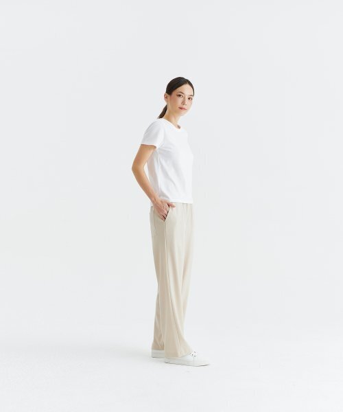 WHOLOVESART(フーラブズアート)の「Unisex Semi Wide Banding Slacks - Cream(スラックス・レディース・その他・SMALL/MEDIUM/LARGE/X-LARGE/XX-LARGE)」の4枚目の写真