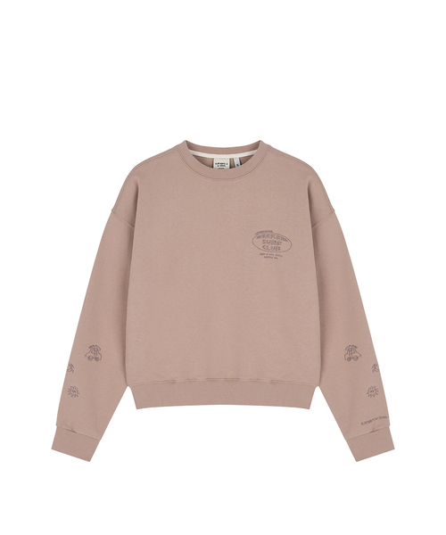 セール】Sunnset Womens Sweatshirt Beige（スウェット）｜FLATWAVE IN