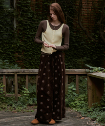 STUDIO&PARC（スタジオアンドパルク）の「エスニックコーデュロイワイドパンツ_ブラウン（その他パンツ）」