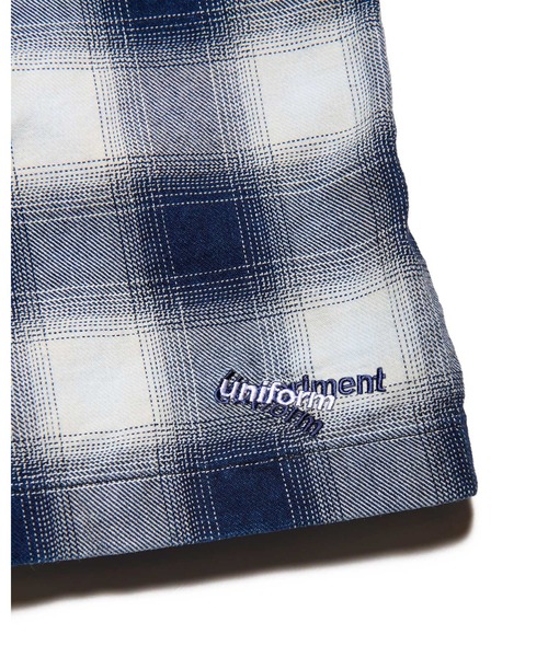 uniform experiment(ユニフォームエクスペリメント)の「ROPE INDIGO EASY SHORTS(その他パンツ・メンズ・オフホワイト/インディゴブルー・3/2/1)」の10枚目の写真