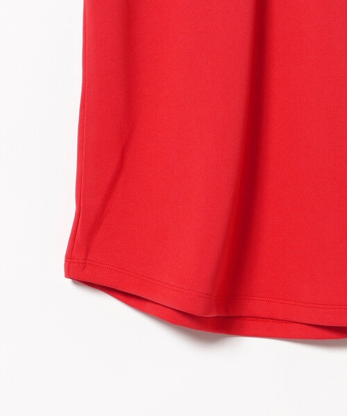 BEAMS GOLF(ビームスゴルフ)の「ORANGE LABEL / フレンチスリーブ ポロシャツ(吸水速乾・UVカット)(ポロシャツ・レディース・レッド/ホワイト/ネイビー・LARGE/SMALL/MEDIUM)」の18枚目の写真
