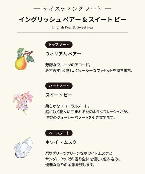JO MALONE LONDON（ジョーマローンロンドン ）の「ジョー マローン ロンドン イングリッシュ ペアー & スイート ピー コロン 30mL（香水・レディース・その他・FREE）」の3枚目の写真