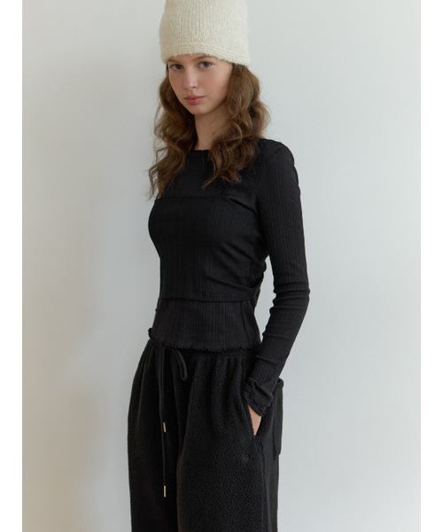 RE_L（リエル）の「[2nd] Rig bustier t-shirt_2piece (black)（Tシャツ/カットソー・レディース・その他・FREE）」の3枚目の写真