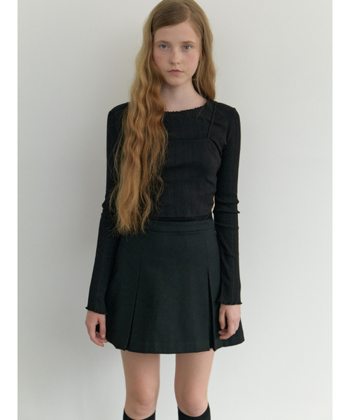 RE_L（リエル）の「[2nd] Rig bustier t-shirt_2piece (black)（Tシャツ/カットソー・レディース・その他・FREE）」の4枚目の写真