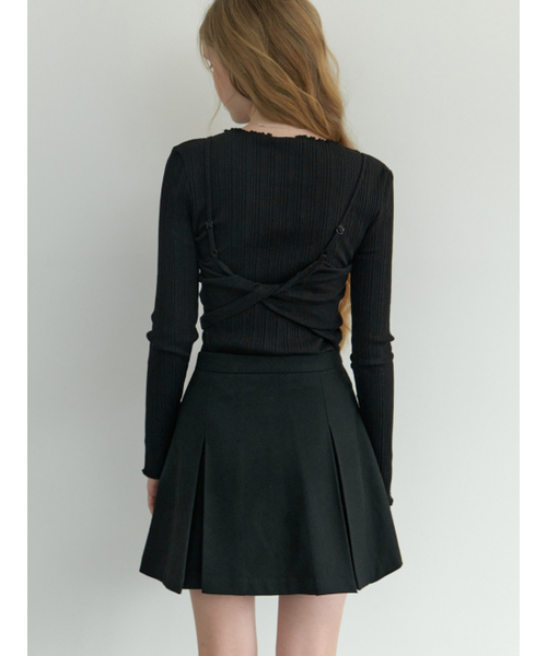 RE_L（リエル）の「[2nd] Rig bustier t-shirt_2piece (black)（Tシャツ/カットソー・レディース・その他・FREE）」の5枚目の写真