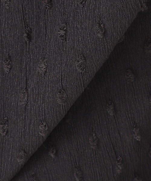 Spick & Span（スピックアンドスパン）の「《WEB限定 / 追加》ドットジャガードサロペット（サロペット/オーバーオール・レディース・ブラック・36/38）」の20枚目の写真