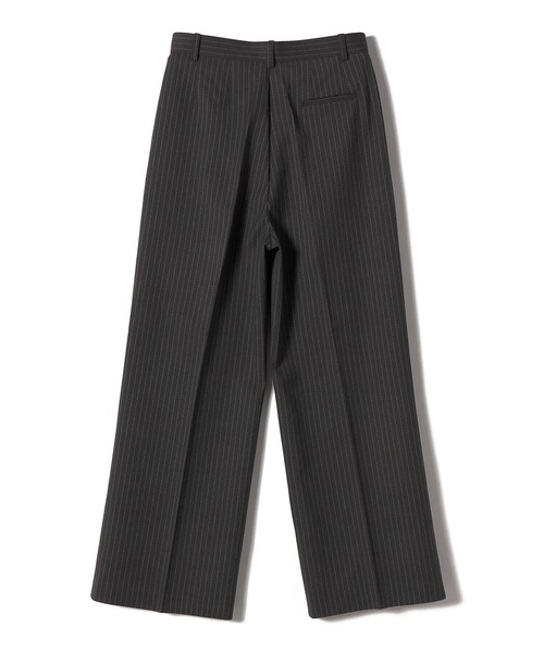 SHIPS（シップス）の「UNDER STANDING:stripe obi joseph pants（スラックス・レディース・ダークグレー/ネイビー・MEDIUM/SMALL）」の3枚目の写真