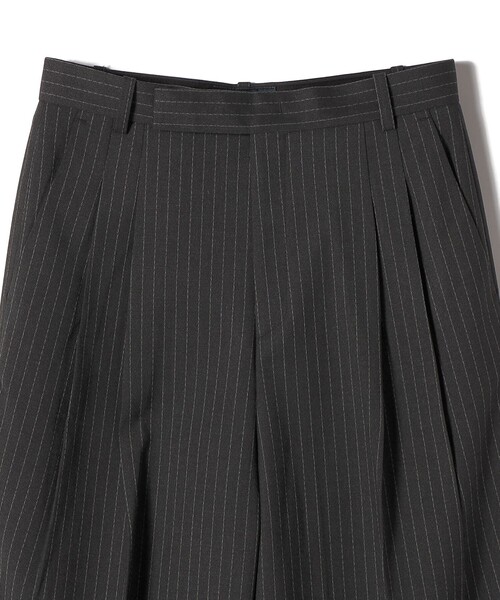 SHIPS（シップス）の「UNDER STANDING:stripe obi joseph pants（スラックス・レディース・ダークグレー/ネイビー・MEDIUM/SMALL）」の6枚目の写真