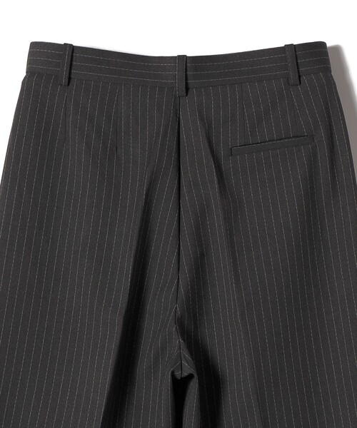 SHIPS（シップス）の「UNDER STANDING:stripe obi joseph pants（スラックス・レディース・ダークグレー/ネイビー・MEDIUM/SMALL）」の7枚目の写真