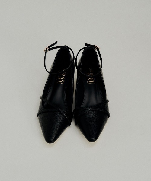 LE'RURE(リルアー)の「Cross design pumps(パンプス・レディース・ベージュ/グレー/ブラック・LL/L/M/S)」の2枚目の写真
