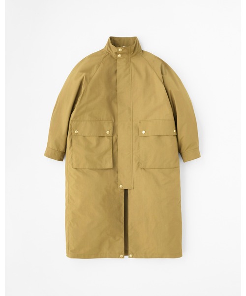 Traditional Weatherwear(トラディショナルウェザーウェア)の「ELGIN LONG(ステンカラーコート・レディース・ブルー系その他7/ブロンズ/オフホワイト・32/30)」の3枚目の写真