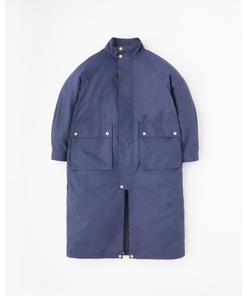 Traditional Weatherwear(トラディショナルウェザーウェア)の「ELGIN LONG(ステンカラーコート・レディース・ブルー系その他7/ブロンズ/オフホワイト・32/30)」の2枚目の写真