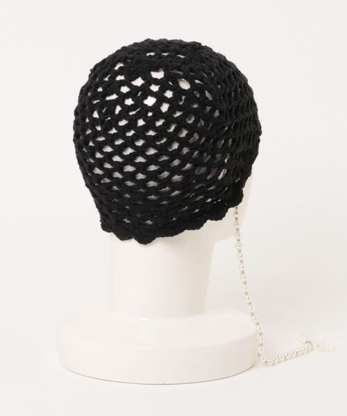 Narcissus（ナルシス）の「パールリボンビーニー（ニットキャップ/ビーニー・レディース・ブラック/レッド・FREE）」の12枚目の写真
