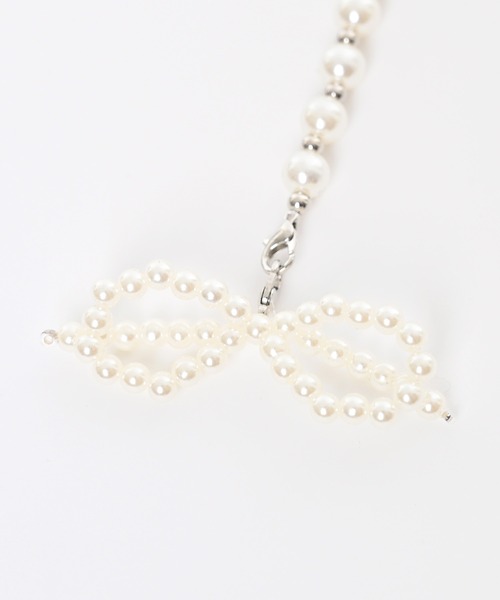 Narcissus（ナルシス）の「パールリボンビーニー（ニットキャップ/ビーニー・レディース・ブラック/レッド・FREE）」の10枚目の写真