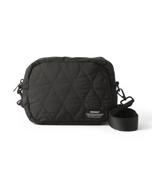 ECOALF(エコアルフ)の「FLOCK ショルダーバッグ / FLOCK CROSSBODY UNISEX(ショルダーバッグ・レディース・グリーン系その他3/ブラック・FREE)」の2枚目の写真