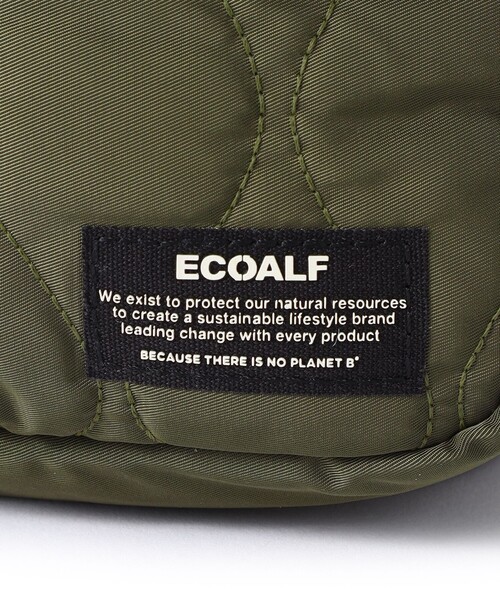 ECOALF(エコアルフ)の「FLOCK ショルダーバッグ / FLOCK CROSSBODY UNISEX(ショルダーバッグ・レディース・グリーン系その他3/ブラック・FREE)」の4枚目の写真
