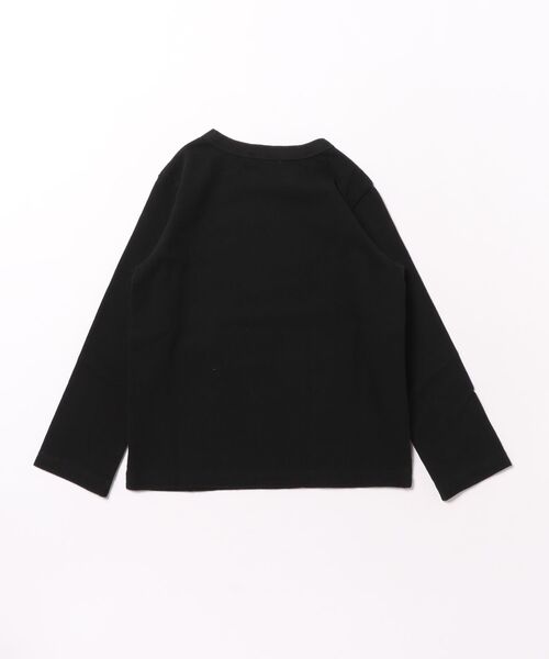 FITH(フィス)の「Old Cotton Long Sleeve Tee(Tシャツ/カットソー・キッズ・ホワイト/ブラック・125/115)」の3枚目の写真