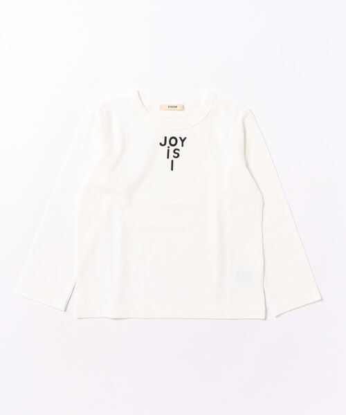 FITH(フィス)の「Old Cotton Long Sleeve Tee(Tシャツ/カットソー・キッズ・ホワイト/ブラック・125/115)」の4枚目の写真