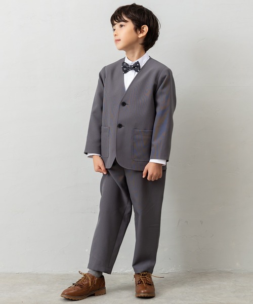 セール】【4点セットスーツ】ジャケット+ロングパンツ+シャツ+蝶