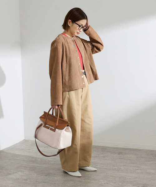 IENA（イエナ）の「LORISTELLA/ロリステッラ CANVAS BAG バッグ 3020CA（クラッチバッグ・レディース・ベージュ・FREE）」の20枚目の写真