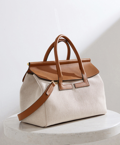 IENA（イエナ）の「LORISTELLA/ロリステッラ CANVAS BAG バッグ 3020CA（クラッチバッグ・レディース・ベージュ・FREE）」の21枚目の写真