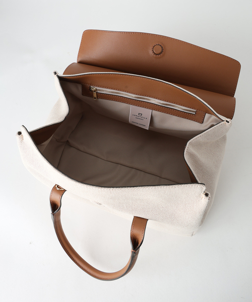 IENA（イエナ）の「LORISTELLA/ロリステッラ CANVAS BAG バッグ 3020CA（クラッチバッグ・レディース・ベージュ・FREE）」の6枚目の写真