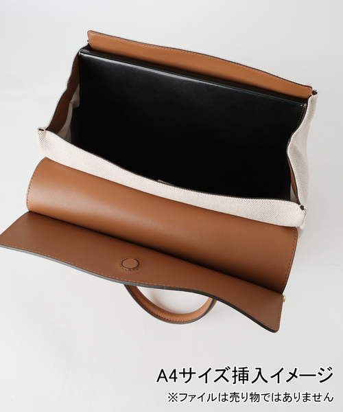 IENA（イエナ）の「LORISTELLA/ロリステッラ CANVAS BAG バッグ 3020CA（クラッチバッグ・レディース・ベージュ・FREE）」の15枚目の写真
