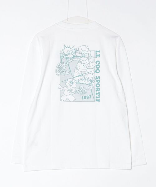 le coq sportif(ルコックスポルティフ)の「【le coq sportif/ルコック】アソート スポーツグラフィック バックプリント長袖Tシャツ(吸汗/綿混)(Tシャツ/カットソー・メンズ・ネイビー/ホワイト/イエロー・L/M/S/XXL/XL)」の14枚目の写真