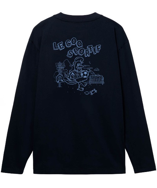 le coq sportif(ルコックスポルティフ)の「【le coq sportif/ルコック】アソート スポーツグラフィック バックプリント長袖Tシャツ(吸汗/綿混)(Tシャツ/カットソー・メンズ・ネイビー/ホワイト/イエロー・L/M/S/XXL/XL)」の10枚目の写真