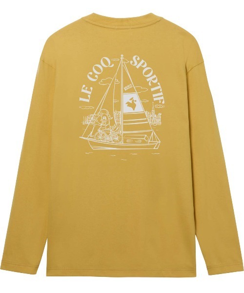 le coq sportif(ルコックスポルティフ)の「【le coq sportif/ルコック】アソート スポーツグラフィック バックプリント長袖Tシャツ(吸汗/綿混)(Tシャツ/カットソー・メンズ・ネイビー/ホワイト/イエロー・L/M/S/XXL/XL)」の13枚目の写真