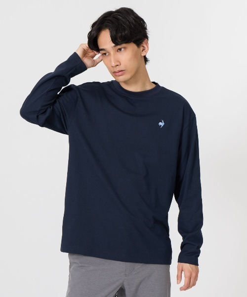 le coq sportif(ルコックスポルティフ)の「【le coq sportif/ルコック】アソート スポーツグラフィック バックプリント長袖Tシャツ(吸汗/綿混)(Tシャツ/カットソー・メンズ・ネイビー/ホワイト/イエロー・L/M/S/XXL/XL)」の16枚目の写真