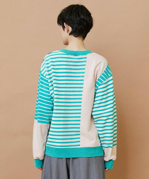 FRAPBOIS（フラボア）の「パウダーカラー スウェット（スウェット・レディース・ブルー系その他/グリーン系その他・1/2）」の4枚目の写真