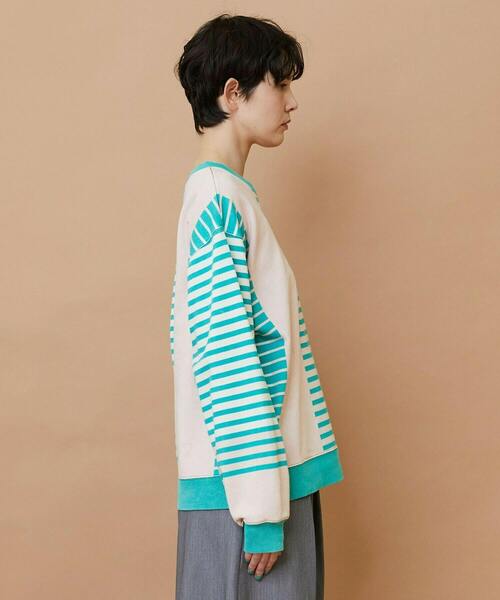 FRAPBOIS（フラボア）の「パウダーカラー スウェット（スウェット・レディース・ブルー系その他/グリーン系その他・1/2）」の5枚目の写真