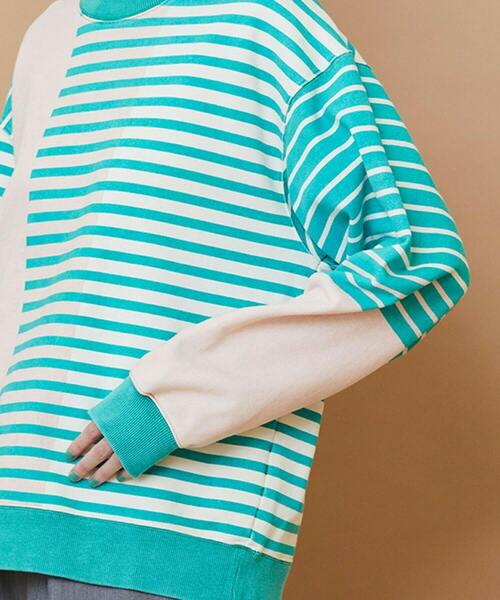 FRAPBOIS（フラボア）の「パウダーカラー スウェット（スウェット・レディース・ブルー系その他/グリーン系その他・1/2）」の6枚目の写真