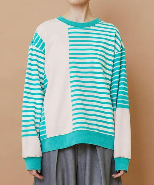 FRAPBOIS（フラボア）の「パウダーカラー スウェット（スウェット・レディース・ブルー系その他/グリーン系その他・1/2）」の7枚目の写真