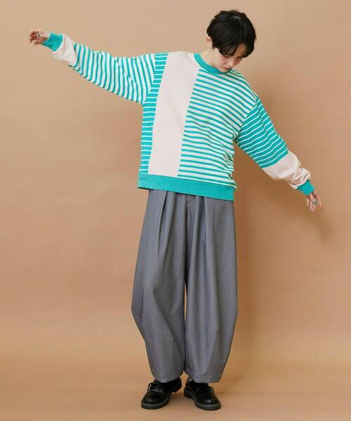 FRAPBOIS（フラボア）の「パウダーカラー スウェット（スウェット・レディース・ブルー系その他/グリーン系その他・1/2）」の9枚目の写真