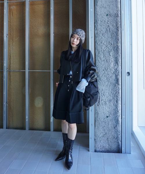 Ameri(アメリ)の「COTTON SILK SOFT TOP(Tシャツ/カットソー・レディース・アイボリー/ライトブルー/スミクロ・FREE)」の15枚目の写真