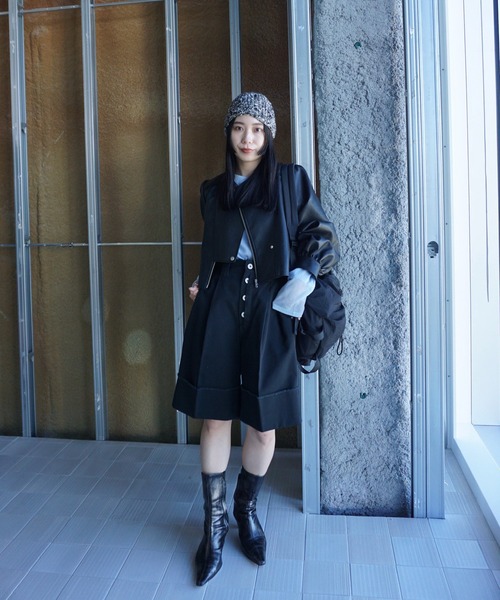 Ameri(アメリ)の「COTTON SILK SOFT TOP(Tシャツ/カットソー・レディース・アイボリー/ライトブルー/スミクロ・FREE)」の16枚目の写真