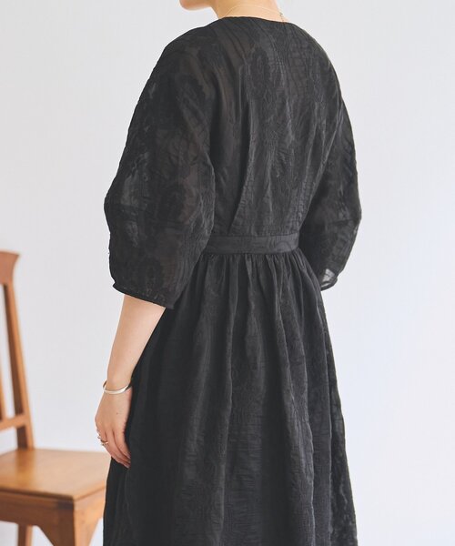 BEARDSLEY(ビアズリー)の「《HiROMITHiSTLE》ペイズリーワンピース(ワンピース・レディース・アイボリー/ブラック・FREE)」の3枚目の写真