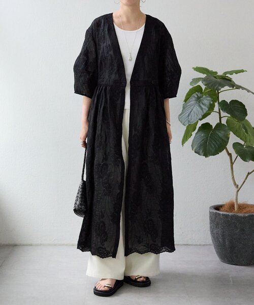 BEARDSLEY(ビアズリー)の「《HiROMITHiSTLE》ペイズリーワンピース(ワンピース・レディース・アイボリー/ブラック・FREE)」の10枚目の写真