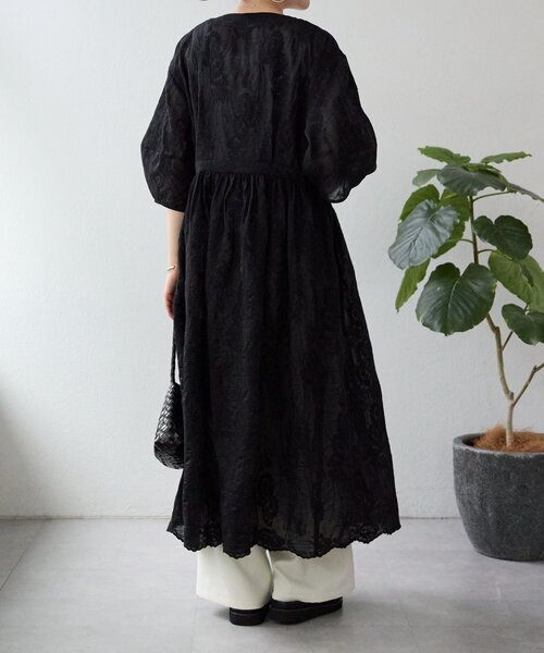 BEARDSLEY(ビアズリー)の「《HiROMITHiSTLE》ペイズリーワンピース(ワンピース・レディース・アイボリー/ブラック・FREE)」の13枚目の写真